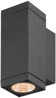 SLV THEO PRO S, Wandaufbauleuchte, single, DALI, P1, rechteckig, 2700 K, 3 W, 24°, anthrazit - Stand-, Wand- und Deckenleuchten (Outdoor)