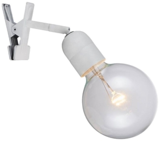 Halo Design No. 717316 LED Clip-On Klemmleuchte ELEGANCE weiss matt E27