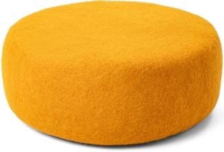 myfelt Pouf Ockergelb Filz Colour Pouf, 100% reine Schurwolle, Erhältlich in verschiedenen Größen