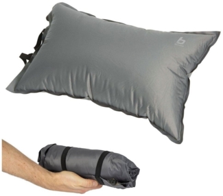Bo-Camp Reisekissen Reise Kopf Nacken Kissen Camping, Outdoor Selbstaufblasend 12cm Leicht