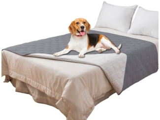 Rosnek Bettbezug Gesteppt, wasserdicht, rutschfest, für Bett Sofa Haustiermatte, (1 St)