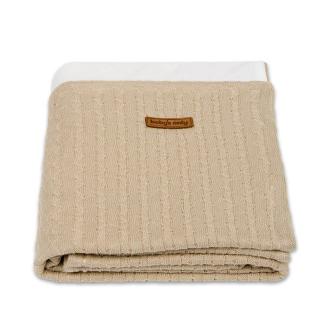 Baby´s Only Nickistoff Kinderdecke 'Fine' beige