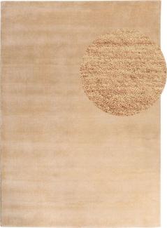 Gabbeh Teppich Jaipur, Farbe: Beige, Größe: 70x140 cm