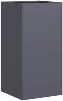 vidaXL Pflanzkübel Anthrazit 40x40x80 cm Kaltgewalzter Stahl 860705
