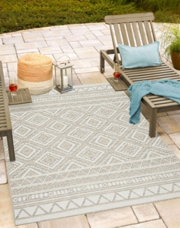 the carpet Teppich Calgary, rechteckig, Höhe: 1 mm, moderner robuster In und Outdoor Teppich