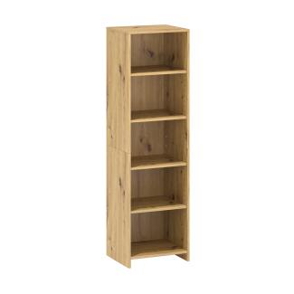 Domando Bücherregal Polverigi M1 Modern für Wohnzimmer Breite 44cm, praktisches Design in Artisan Eiche