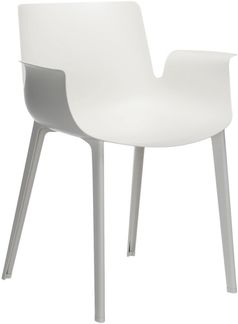 2er Set Piuma Armlehnstuhl weiß