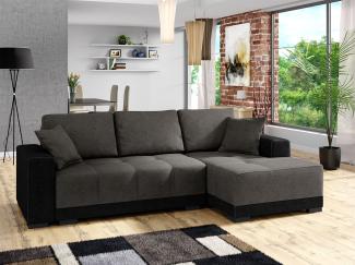 Ecksofa Dallas, Seite: Rechts, Farbe: Alova 04 + Alova 36