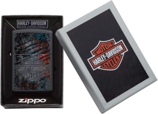 Zippo Feuerzeug Harley-Davidson Sturmfeuerzeug made in USA, in einer Geschenkbox verpackt