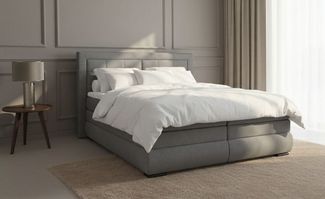OTTO home Boxspringbett MIVVA inkl. Bettkasten und Topper, Komfortliegehöhe: 67 cm, in H3, H4 oder Hmix H3/H4, wahlweise mit oder ohne LED-Leuchten