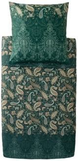 Bettwäsche Bassetti Mako Satin Monnalisa V1 grün 135x200