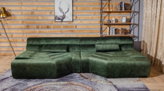 KAWOLA Big-Sofa TARA, Sofa Velvet Vintage versch. Farben