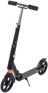 CLAMARO Cityroller Anti-Shock Federung Dämpfungssystem Tretroller Klappfunktion Tragegurt höhenverstellbar Kinder Jugendliche Schwarz