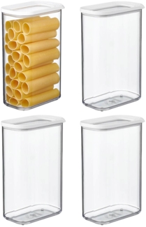 Mepal MODULA Vorratsdose 2000 ml 4er Set weiß