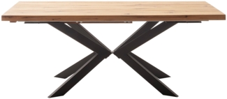 Ausziehtisch Bari / Barletta , Holzfarben , 180 x 77 x 100 cm