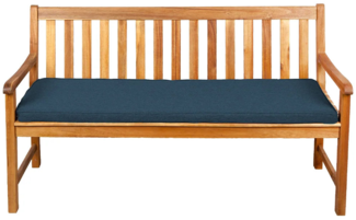 Gutekissen® Sitzkissen für Bank, Gartenschaukeln, Sitz, glatt. FK5 (170x60x5, Dunkelblau)