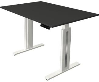 Kerkmann Move 3 fresh Schreibtisch Steh und Sitztisch (B) 120 x (T) 80 cm anthrazit