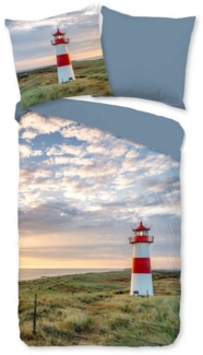 good morning Bettwäsche Baumwolle, Renforcé, 2 teilig, Leuchtturm