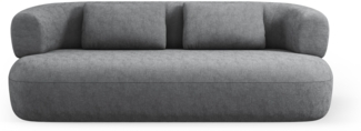 Micadoni Sofa Jenny 3-Sitzer Chenille Dunkelgrau