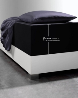 fleuresse Spannbettlaken Comfort XL, Mako-Jersey, Gummizug: rundum, (1 Stück), Mako-Jersey, für Matratzen bis 40 cm Höhe, Bettlaken, Spannbetttuch