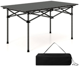 COSTWAY Campingtisch Klapptisch, mit Aluminium-Tischplatte