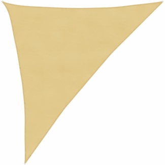 vidaXL Sonnensegel Sandfarbe 3x4x5 m 100% Polyester Oxford 4000934