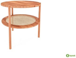byoak Couchtisch POLA aus Massivholz, Naturgeölt