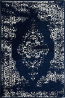 Interiyou Teppich Sintra, Rechteckig, Höhe: 6 mm, Kurzflor, Vintage, Kunstfaser, Teppich für Wohnzimmer, Schlafzimmer