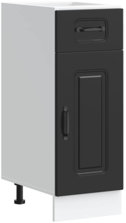 vidaXL Küchenunterschrank Kalmar Schwarz Holzwerkstoff 853458