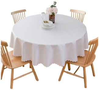 Refttenw Tischdecke Runde Tischdecke Weihnachten,indoor Tischdecken,wasser-und ölbeständig