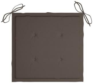 vidaXL Klappbare Gartenstühle 6 Stk. mit Kissen Massivholz Akazie 3074948