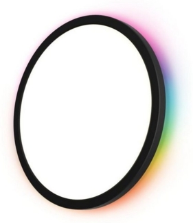 ENOVALITE LED Deckenleuchte Smartes RGB Panel Up&Down, 36W, 3760lm, ø400mm, Tuya App, CCT, dimmbar, LED fest integriert, warmweiß, CCT, neutralweiß, RGB, kaltweiß, Google Assistant, Amazon Alexa, Wifi