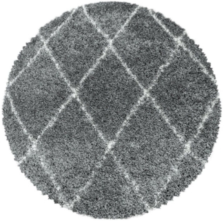 Runder Teppich ALVOR GREY 160 X 160cm