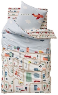 vertbaudet Bettbezug Kinder Bettwäsche-Set CITY