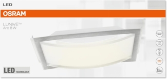 Osram Deckenleuchten, Osram LED Wand- und Deckenleuchte, Leuchte für Innenanwendungen, Warmw