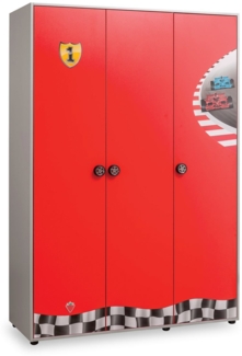 Möbel-Zeit Kleiderschrank RACECUP, 3-türig