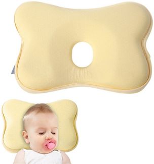 Mutig Babykissen Babykissen Kopfkissen,Kleinkind Kissen für Autositz,Kinderwagen&Reise, weich, atmungsaktiv, geeignet für Babys 0–36 Monate