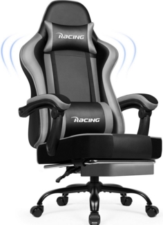 Adormii Gaming-Stuhl Gaming Stuhl ergonomisch Gaming Chair Bürostuhl verstellbare (Gaming Stuhl mit verstellbaren Lendenkissen, Armlehne und Kopfstütze, Gamer Stuhl Bequeme Sitzkissen), gepolsterter Gaming-Stuhl, mit Wippfunktion, bis 150 kg Belastbarkeit