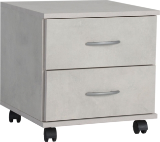 VOGL Möbelfabrik Rollcontainer 1191, Bürocontainer, Nachtschrank, (1 St), Ausführungen mit/ohne Schubladen, Höhe 41 cm, Made in Germany