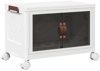 vidaXL Aufbewahrungsbox mit Rädern Stapelbar 28 L 48,5x29,5x33 cm 4012365