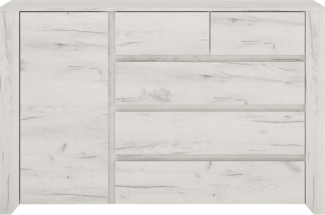Sideboard Angel Schubladenkommode 119cm weißeiche