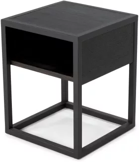 Spinder Design DIVA ONE-NIGHTSTAND Nachttisch - Schwarz / Schwarz