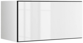 BMG Möbel Schranksystem Modul+ (Einzelschränke und Regale kombinierbar im Baukastenprinzip, wählbar aus Regal, Schrank mit Tür oder Schrank mit Klappe) mit oder ohne Fronten, griffloses Design, made in Germany