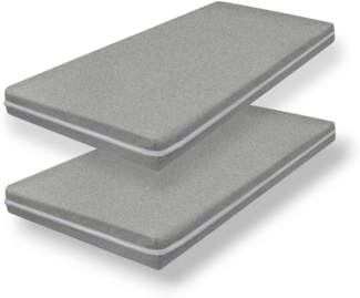 Betten-ABC Poly Duo - Komfortschaummatratzen, 90x200 cm, im Doppelpack, 2 Matratzen