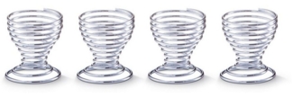 Zeller Eierbecher Set, 4-teilig, chrom