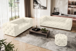 Places of Style 3-Sitzer FOLLINA, 3-Sitzer Sofa mit klassischer Chesterfield-Knopfheftung