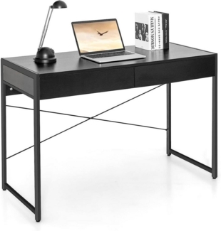 KOMFOTTEU Computertisch Schreibtisch, mit Schubladen