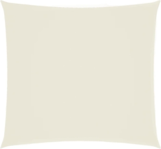 vidaXL Sonnensegel Oxford-Gewebe Quadratisch 7x7 m Creme 135198
