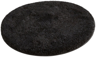 Grund Badematte Melos, Höhe 27 mm, rutschhemmend beschichtet, fußbodenheizungsgeeignet, Kunstfaser, rund, melierte Optik, sehr weicher Flor, Melange-Effekt, Made in Europe