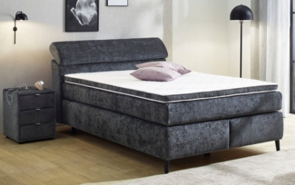 Jockenhöfer Gruppe Boxspringbett Diva, inkl. 7-Zonen-TTFK-Matratze, Kopfteil höhenverstellbar, KS-Topper